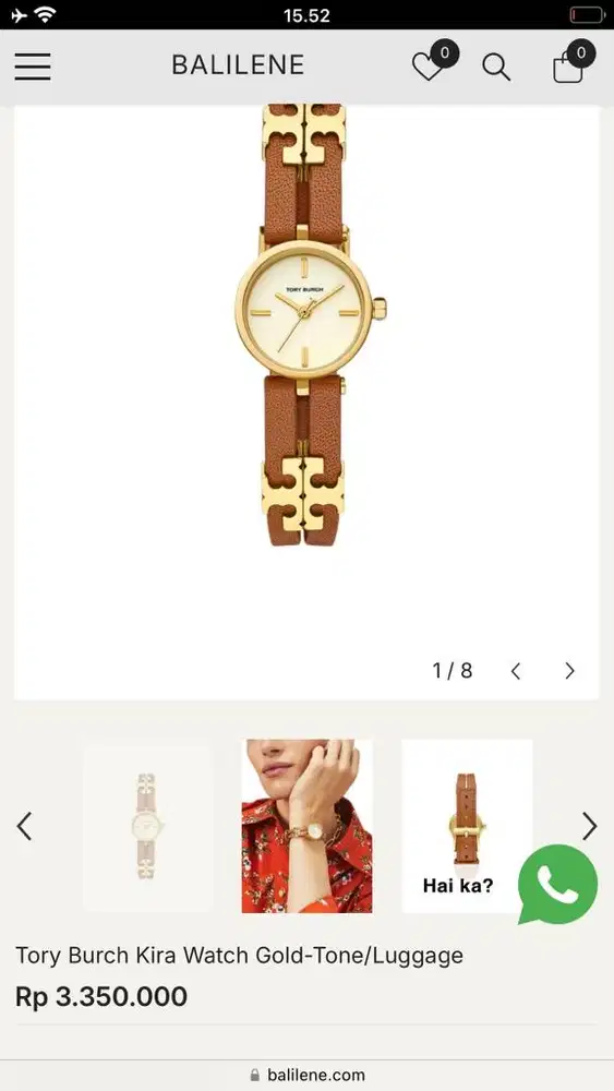 Jam tangan branded Tory Burch