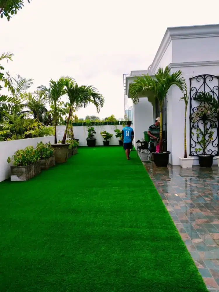 Rumput sintetis premium harga terjangkau