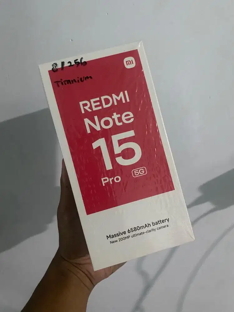 Xiaomi redmi note 15pro 5G 8/256 baru