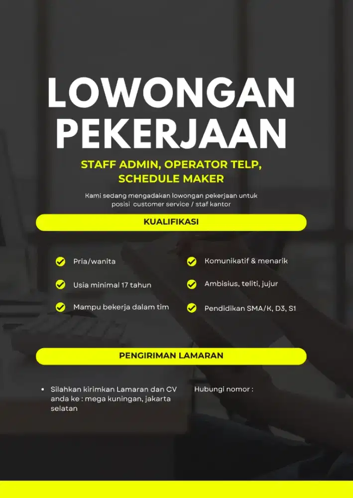 Lowongan Pekerjaan