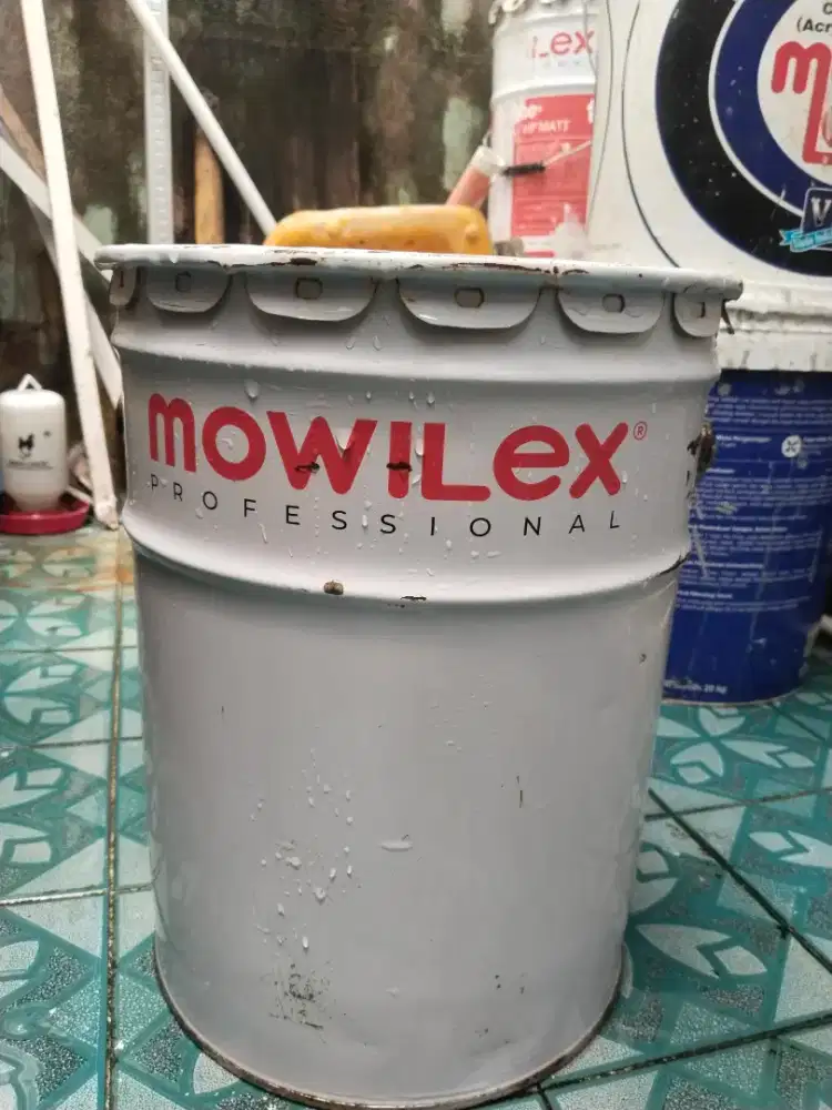 CAT MOWILEX CAT LUAR MASIH SEGEL UTUH 20liter blm pernah dibuka