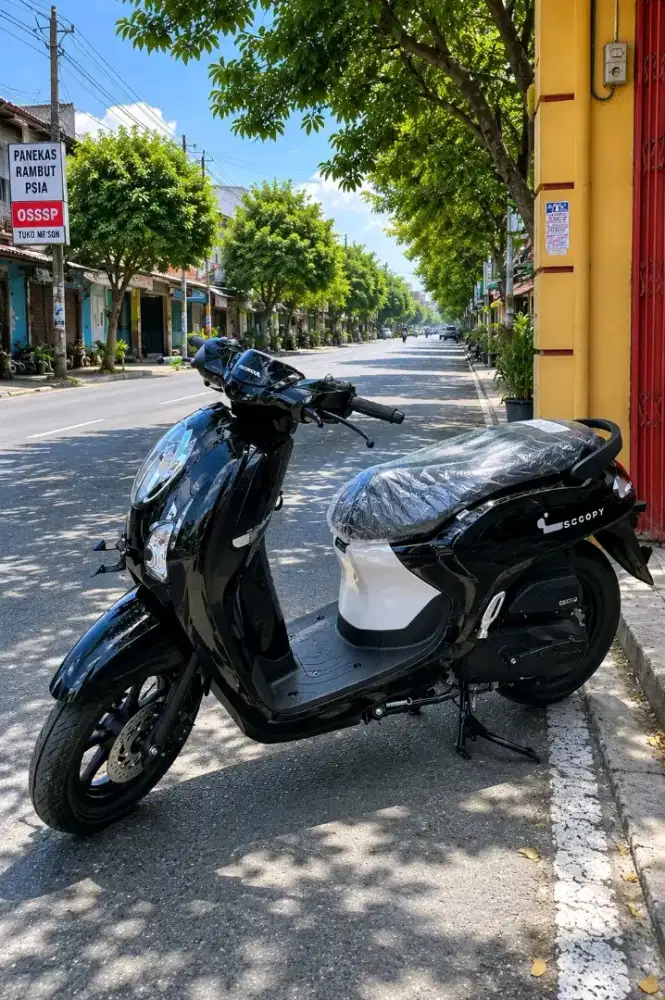 HONDA SCOOPY FASHION HITAM