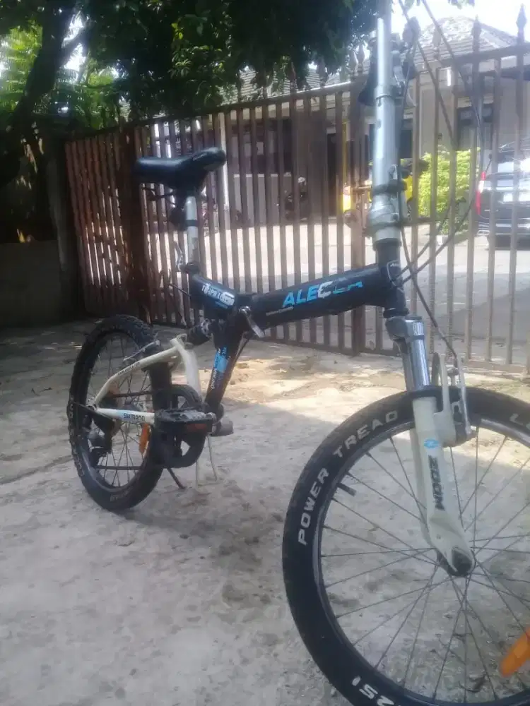 Sepeda lipat aleoca shimano