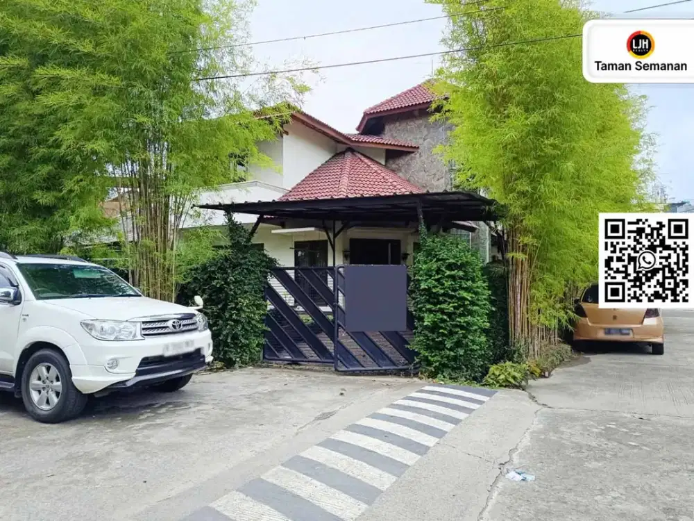 HARGA DI BAWAH NJOP! Rumah Strategis di Komplek Grawisa Grogol Jakarta Barat - LT 316m², Lantai Marmer, Bonus Bioskop Mini & Furnitur Jati