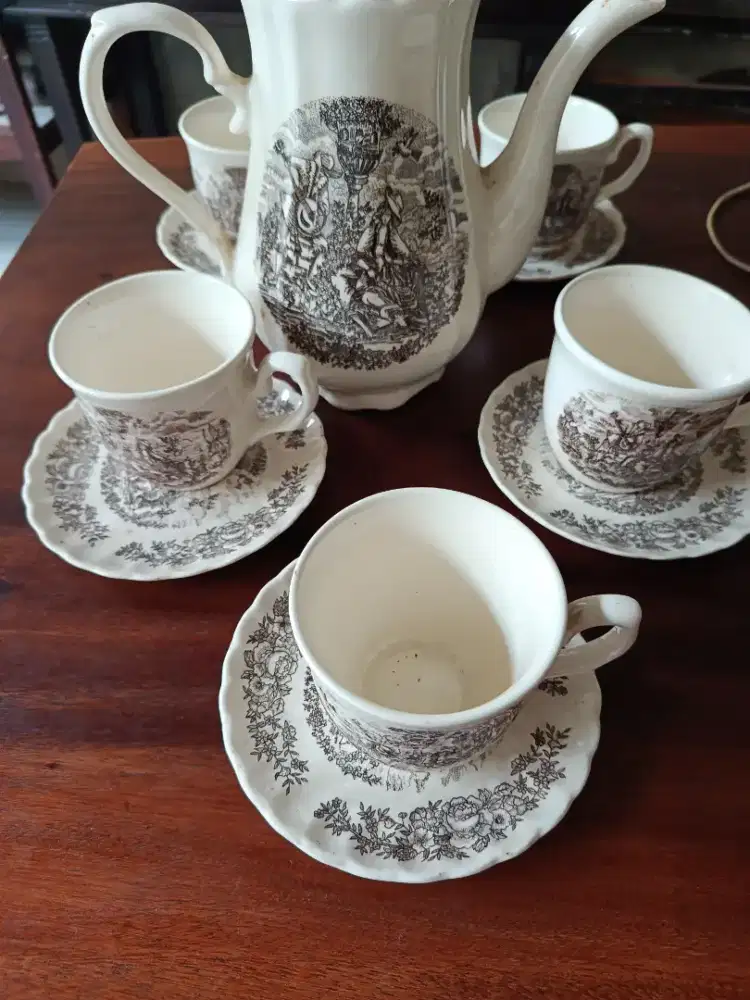 Tea set England Country brand Wilson jadul lawas vintage