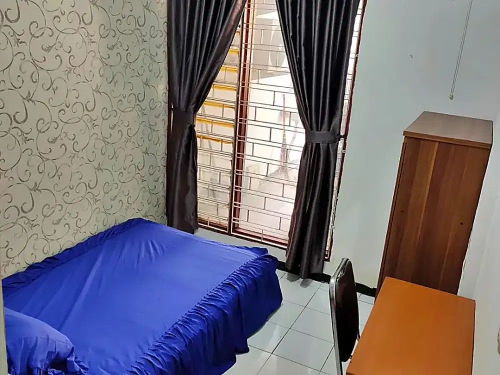 Kost Full Furnished, AC, Lingkungan Tenang Dalam Kompleks, Jakarta Pusat