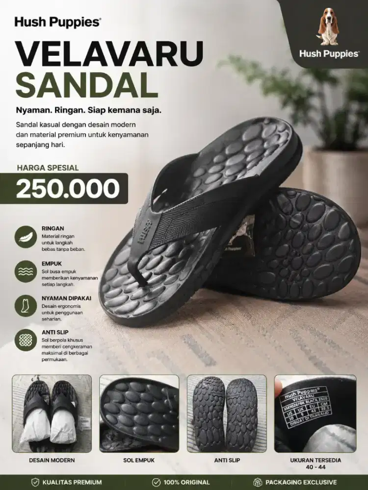 Sandal Hush Puppies Velavaru
