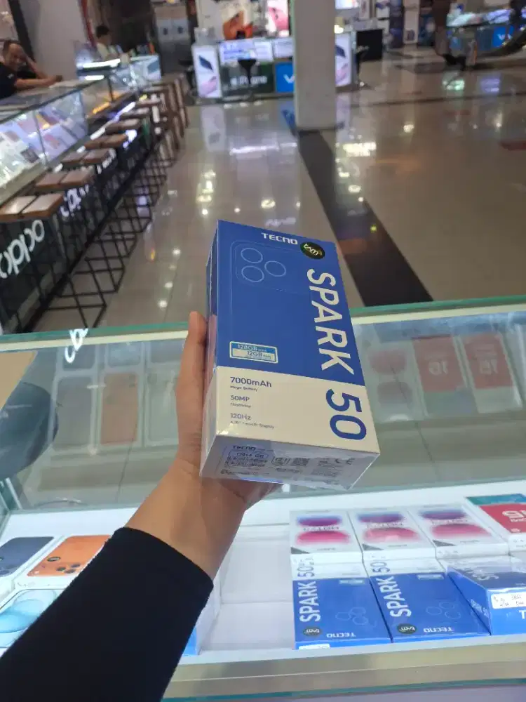 TECNO SPARK 50 8/128GB READY KOMPLIT‼️ GARANSI RESMI 12 BULAN‼️