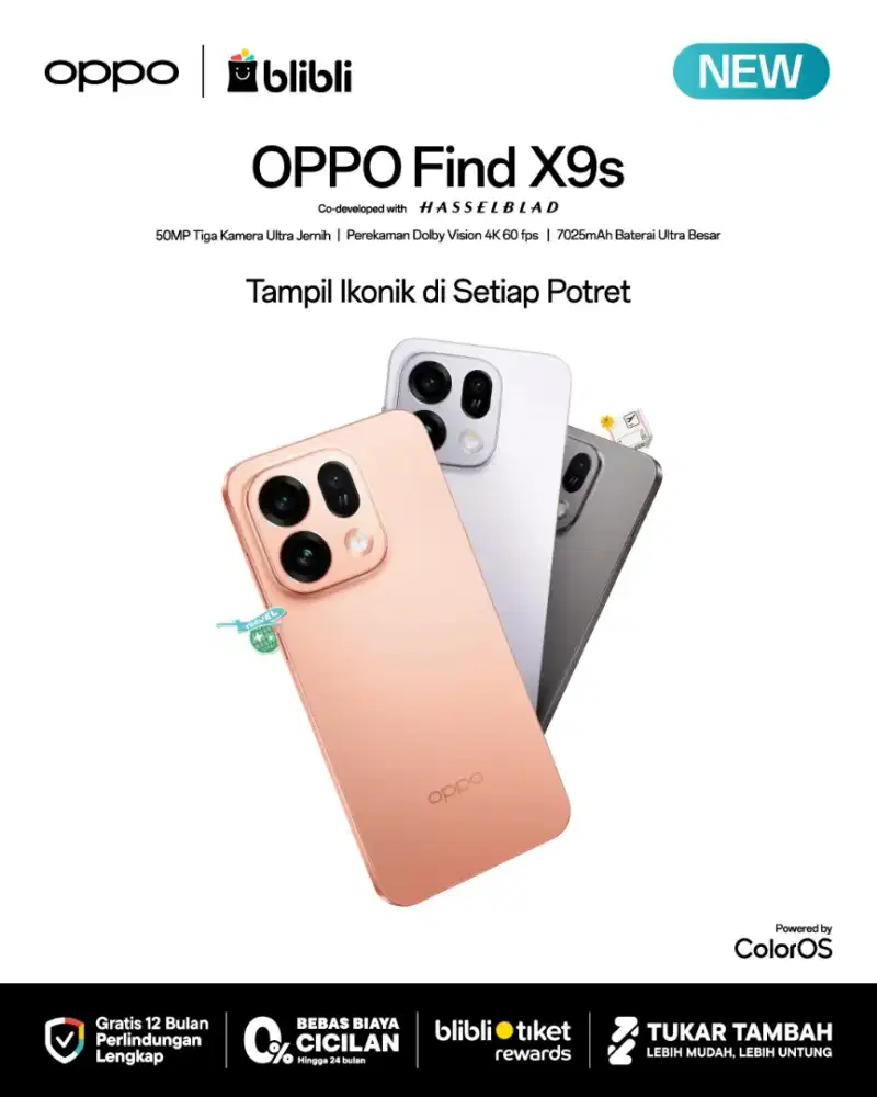 Promo Oppo Find X9s 5G
