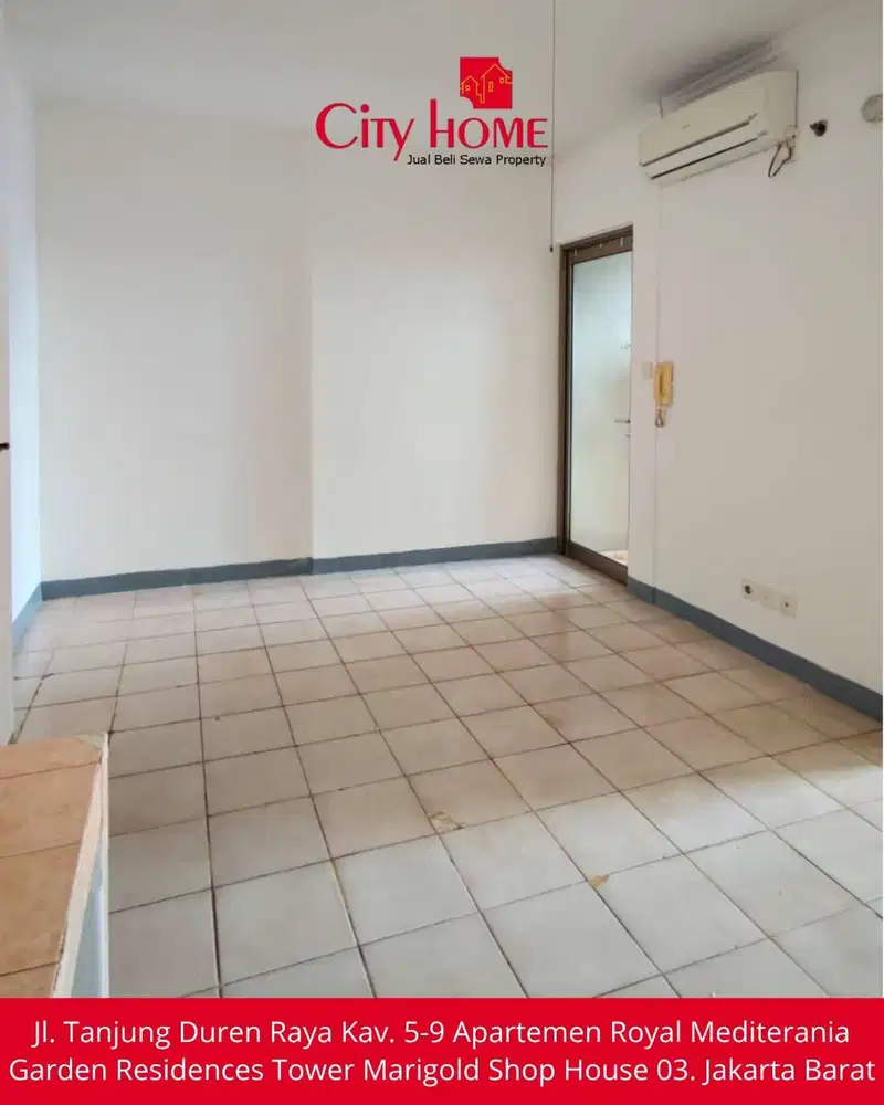 Sewa Apartemen Unfurnished 2 BR Mediterania Garden Residences 1