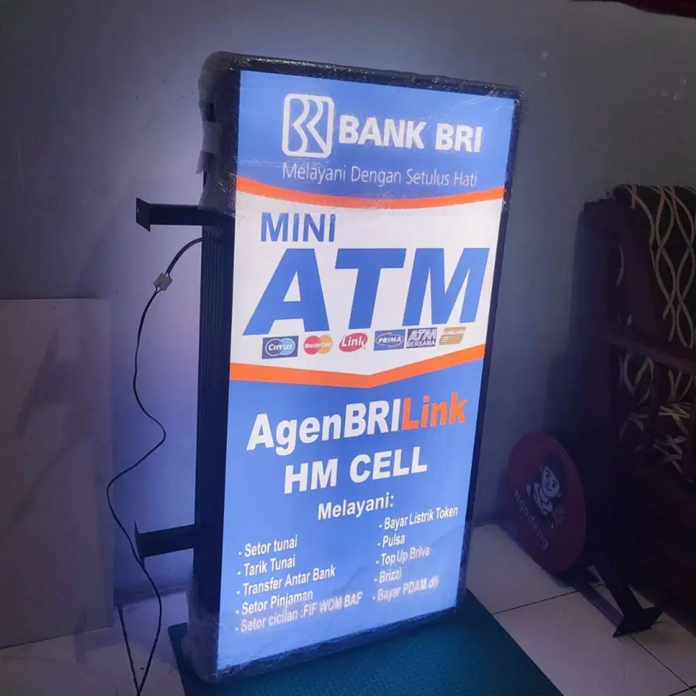 Neon Box Full Akrilik 2 Sisi Murah