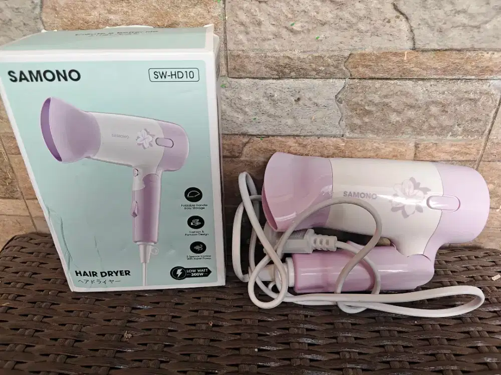 Samono Hair Dryer Dua Mode Angin 300 Watt