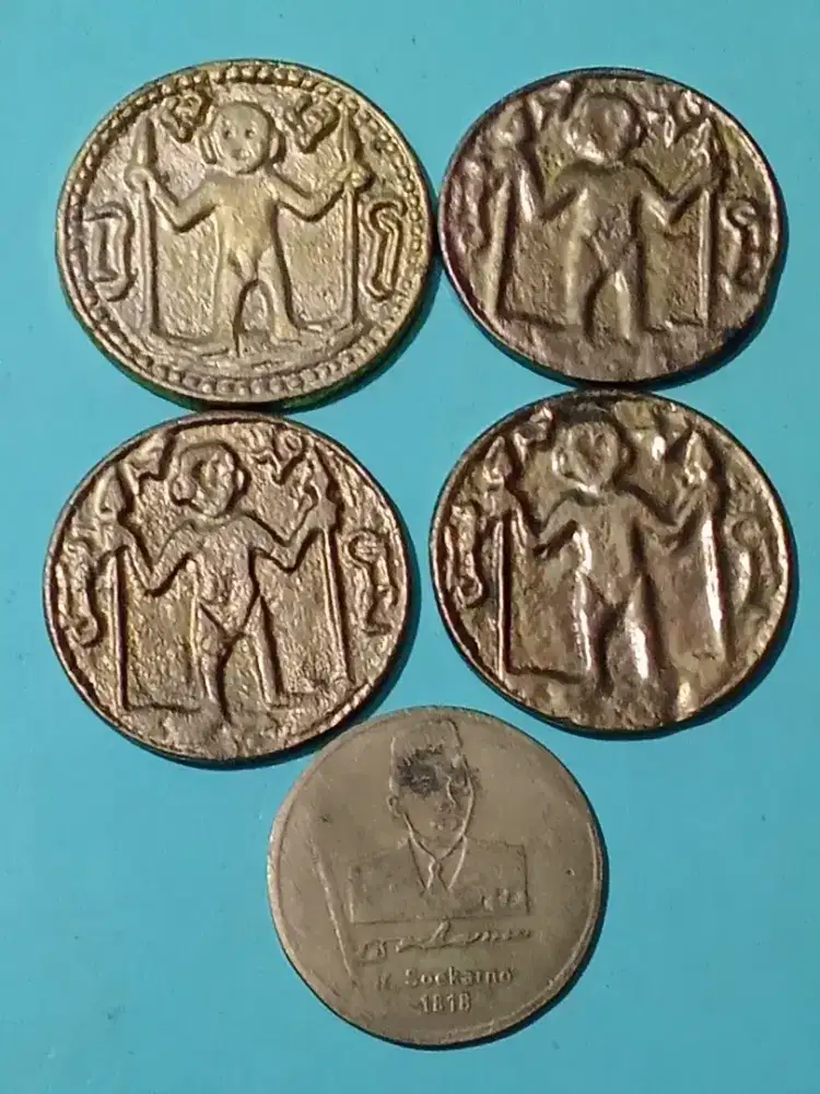 5 keping entah koin apa
