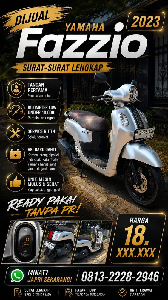 Yamaha Fazzio 2023 | KM
