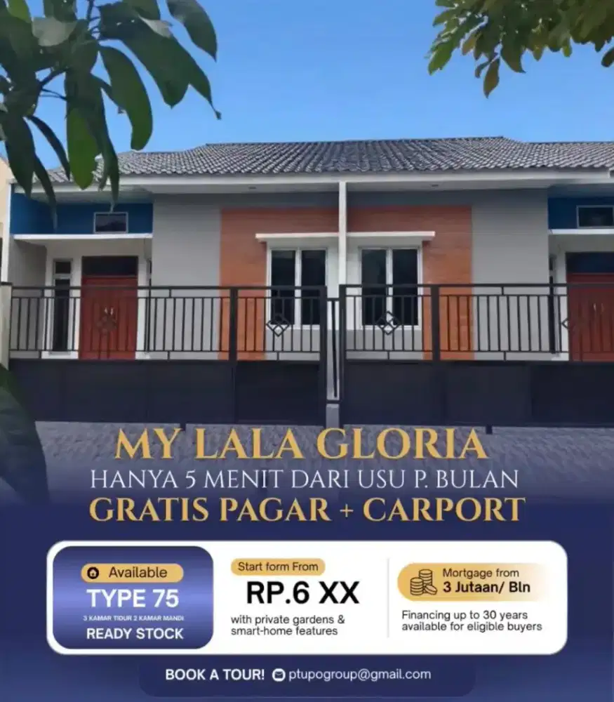 Rumah Cantik ready Bunga terompet