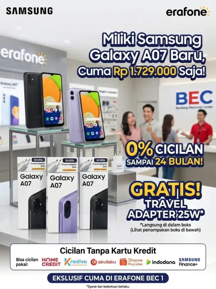Promo samsung A07