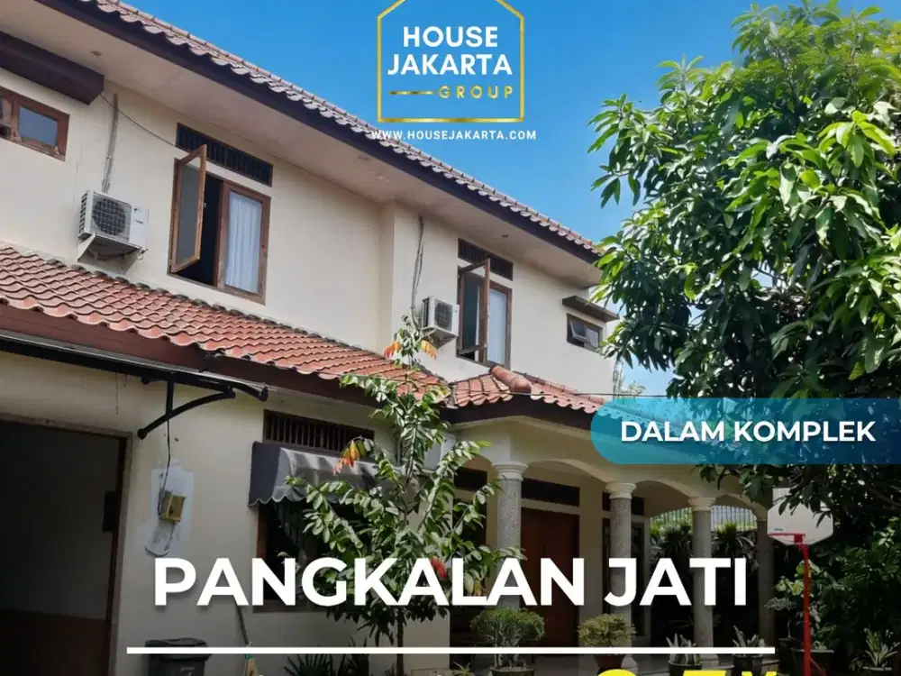 DIJUAL RUMAH PANGKALAN JATI CINERE - DALAM KOMPLEK - VIEW BELAKANG LAPANGAN GOLF