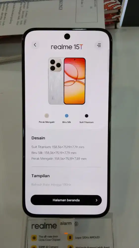 Handphone Realme 15T