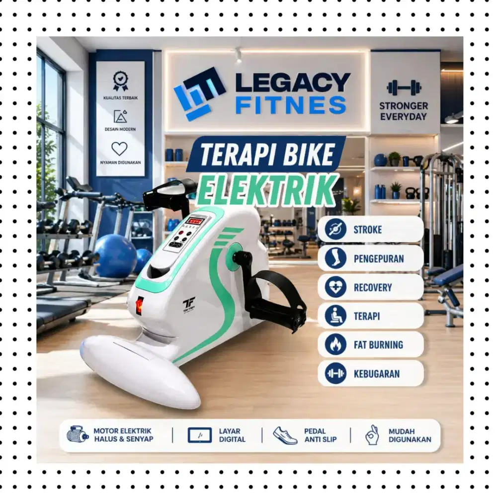 Sepeda statis Mini Bike Elektrik alat terapi ABL-347