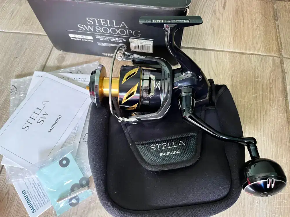 Reel Pancing Shimano Stella 8000 PG like new 2020