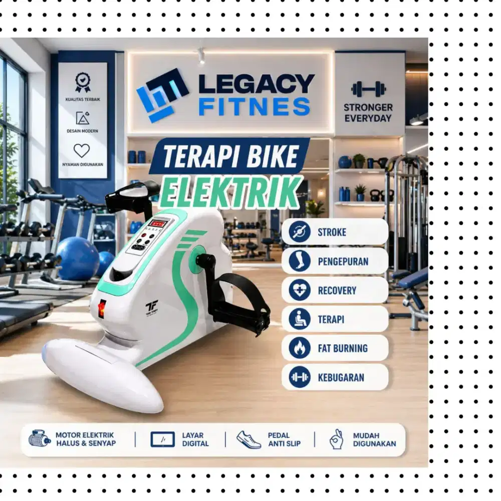 Sepeda statis Mini Bike Elektrik alat terapi ABL-347