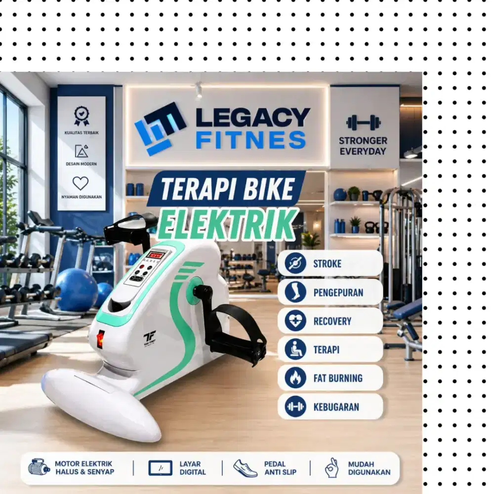 Sepeda statis Mini Bike Elektrik alat terapi ABL-347