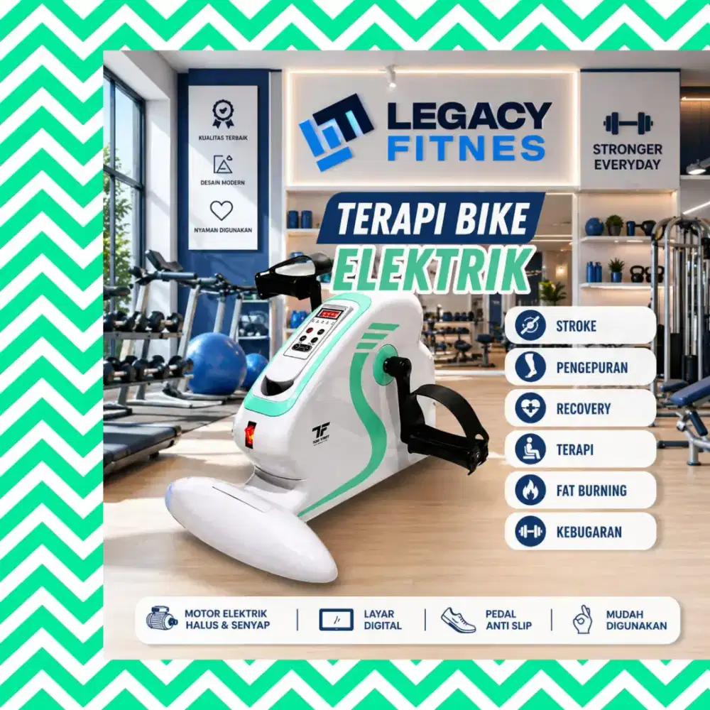 Sepeda statis Mini Bike Elektrik alat terapi ABL-347