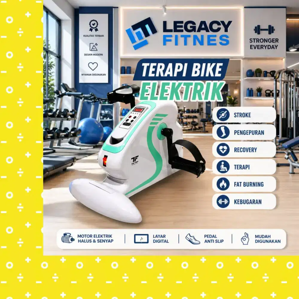 Sepeda statis Mini Bike Elektrik alat terapi ABL-347