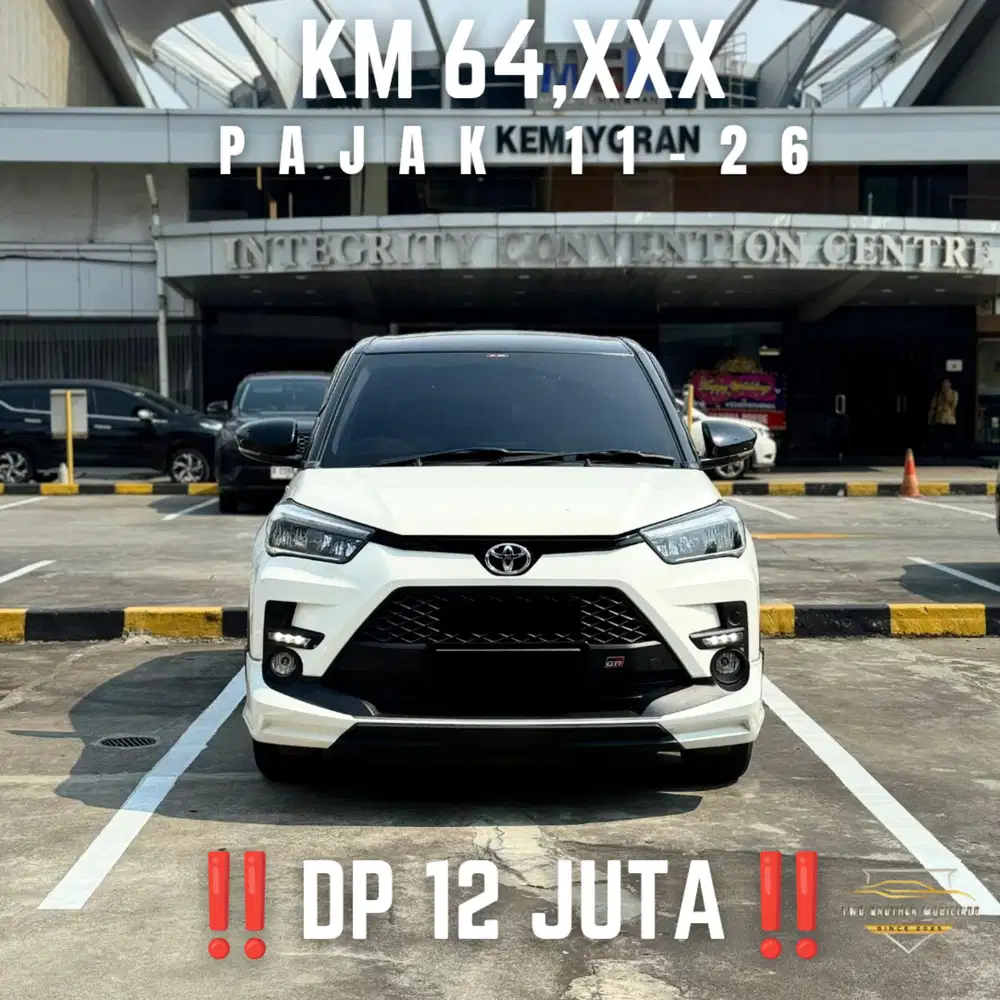 ‼️DP 12 JUTA‼️
TOYOTA RAIZE 1.0 GR SPORT CVT TH 2022
