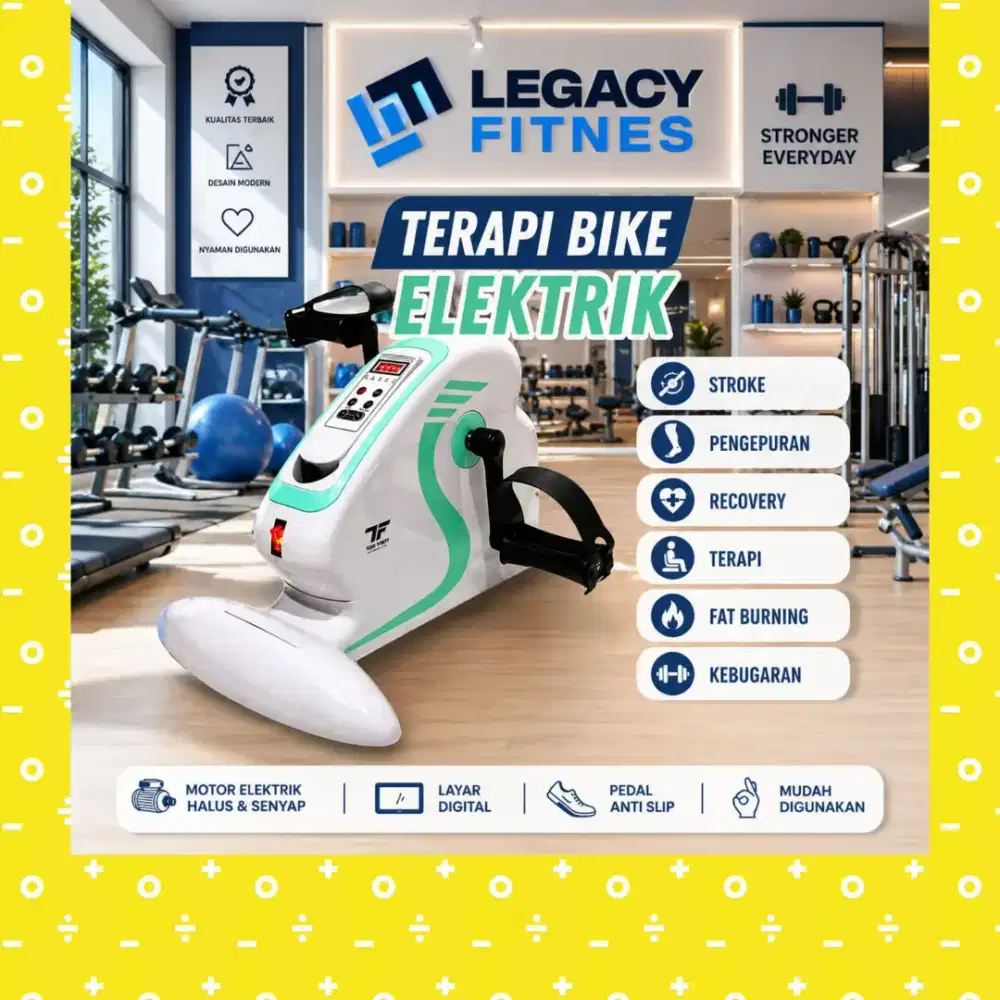 Sepeda statis Mini Bike Elektrik alat terapi ABL-347