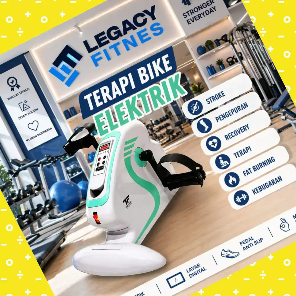 Sepeda statis Mini Bike Elektrik alat terapi ABL-347