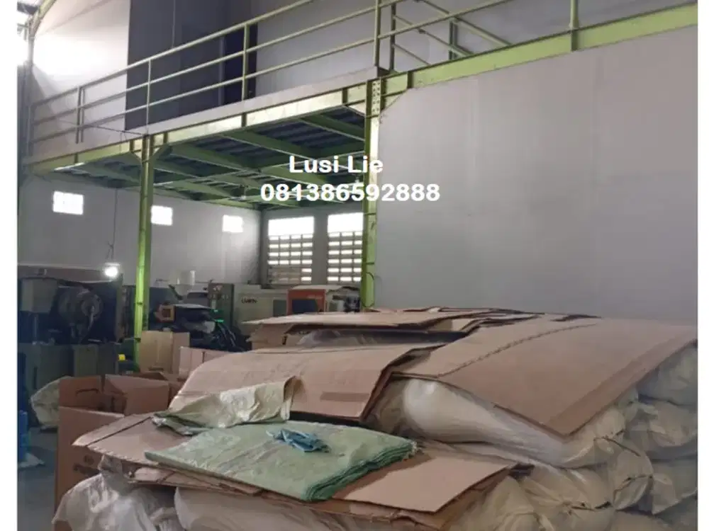Gudang Sepatan Tangerang luas 1700m, akses kontainer 40 feet