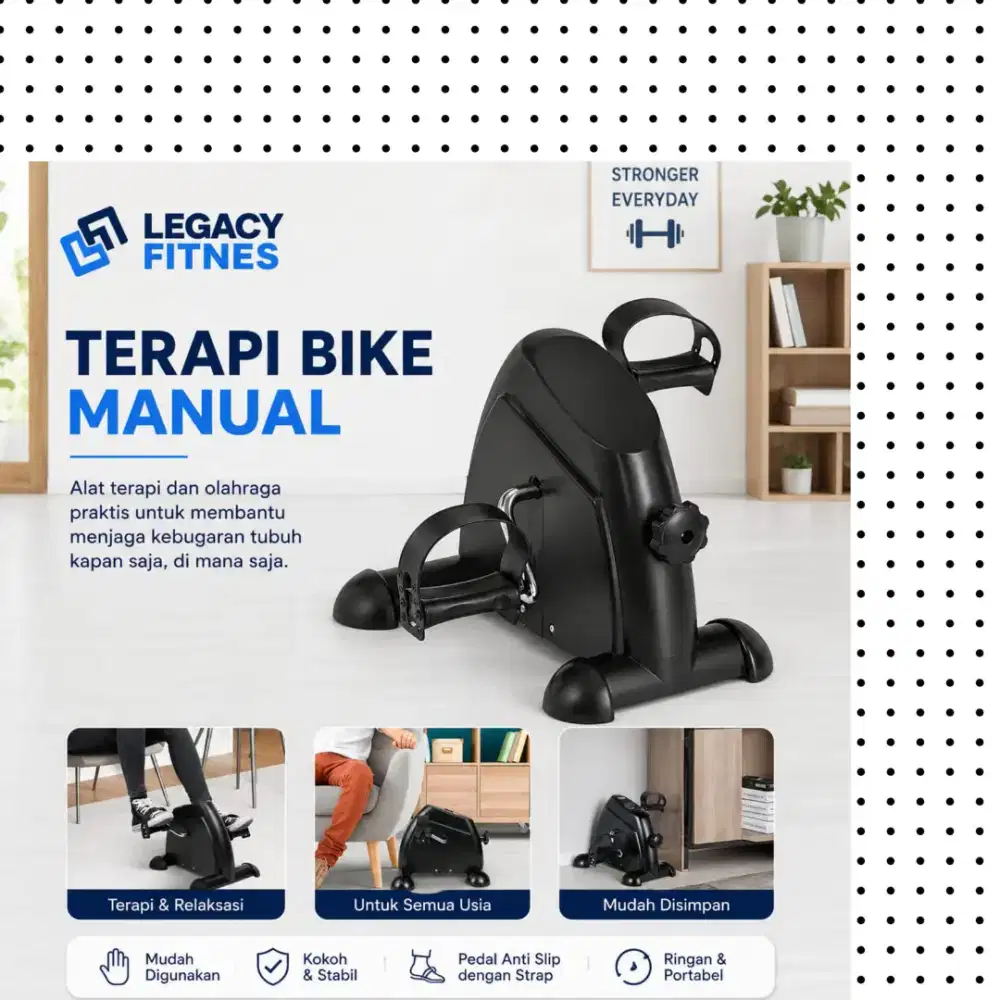 Sepeda statis Mini Bike Manual alat terapi BFP-739