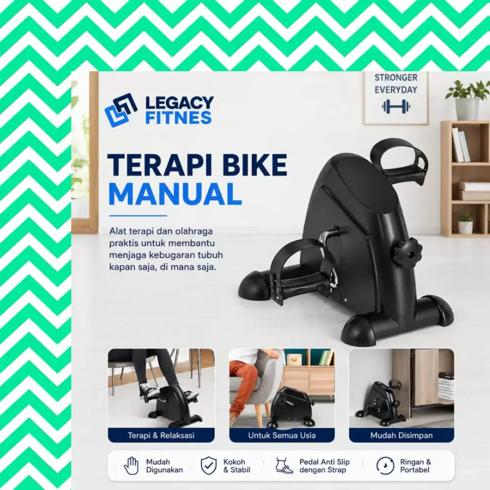 Sepeda statis Mini Bike Manual alat terapi BFP-739