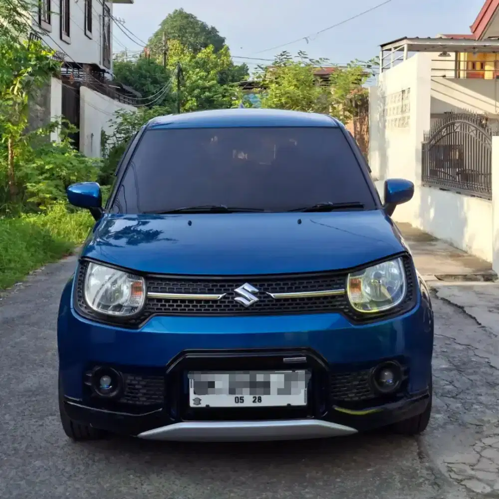 SUZUKI IGNIS 1.2 GL MT MANUAL 2018 NIK 2017 BIRU METALLIC