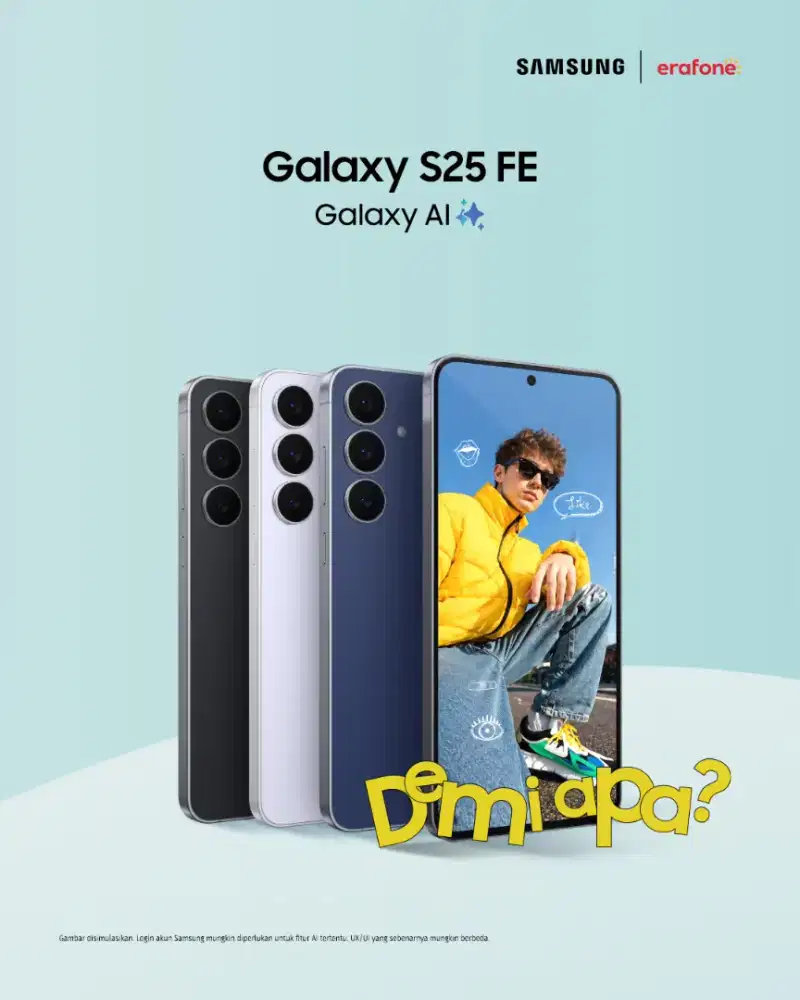 SAMSUNG GALAXY S25 FE 256GB/ 512GB PROMO SPESIAL