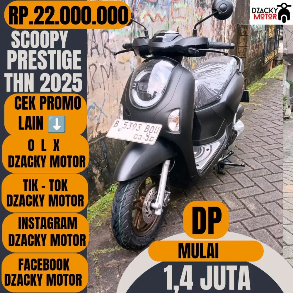 SCOOPY PRESTIGE 2025 SECOND LIKE NEW