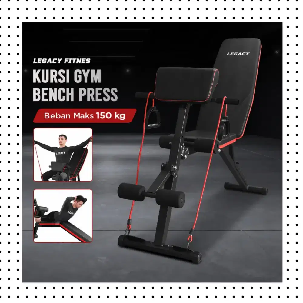 Adjustable Benchpress Legacy alat kebugaran TJI-502