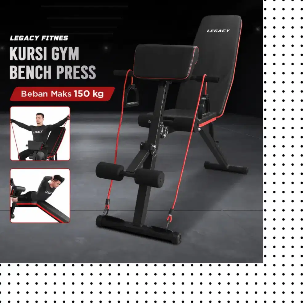 Adjustable Benchpress Legacy alat kebugaran TJI-502