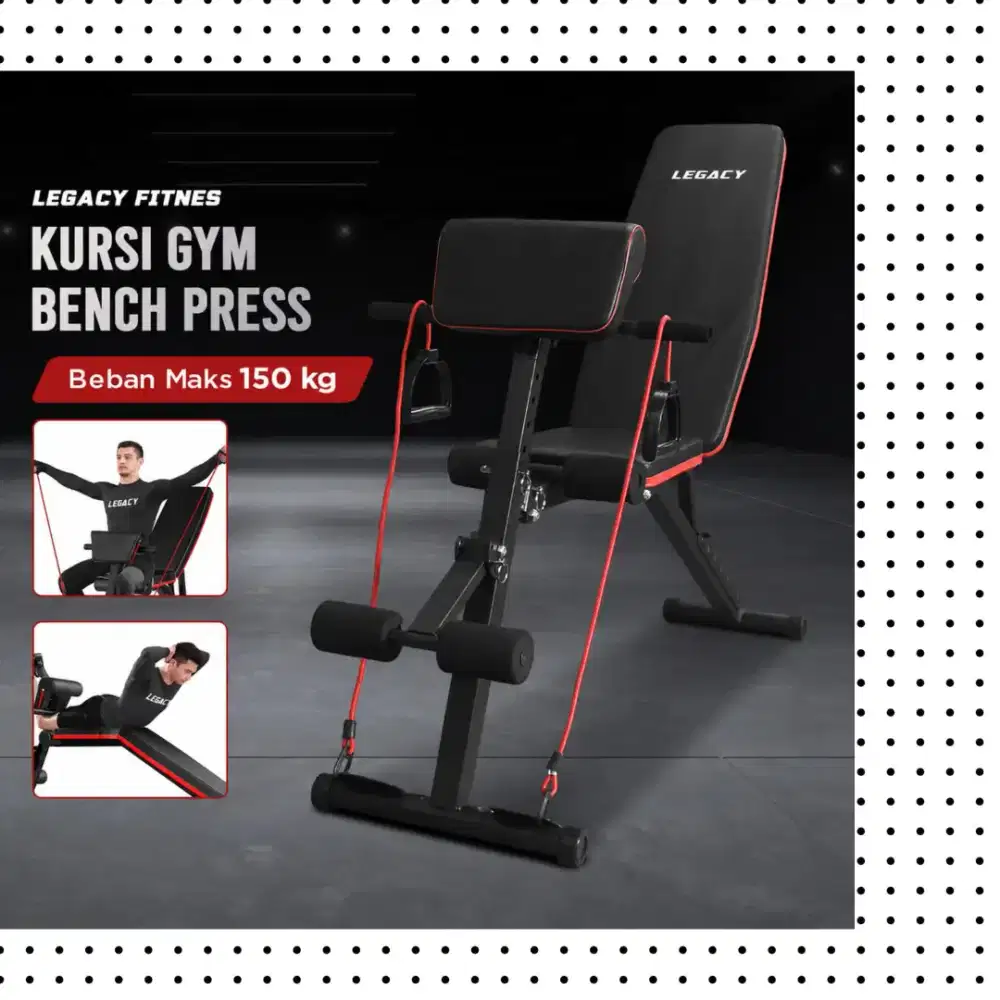 Adjustable Benchpress Legacy alat kebugaran TJI-502