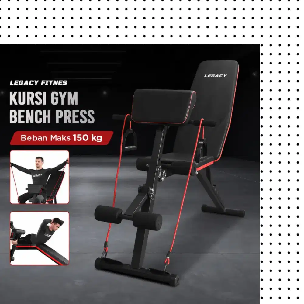 Adjustable Benchpress Legacy alat kebugaran TJI-502