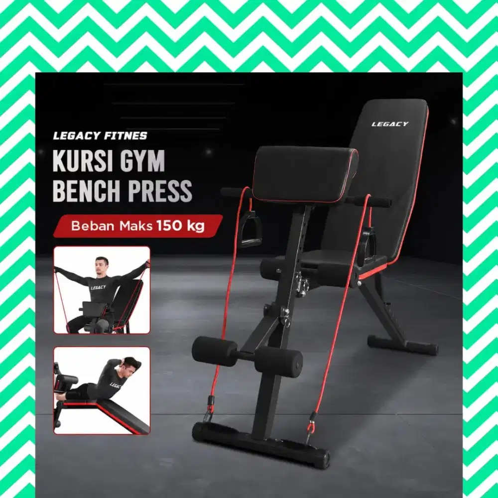 Adjustable Benchpress Legacy alat kebugaran TJI-502