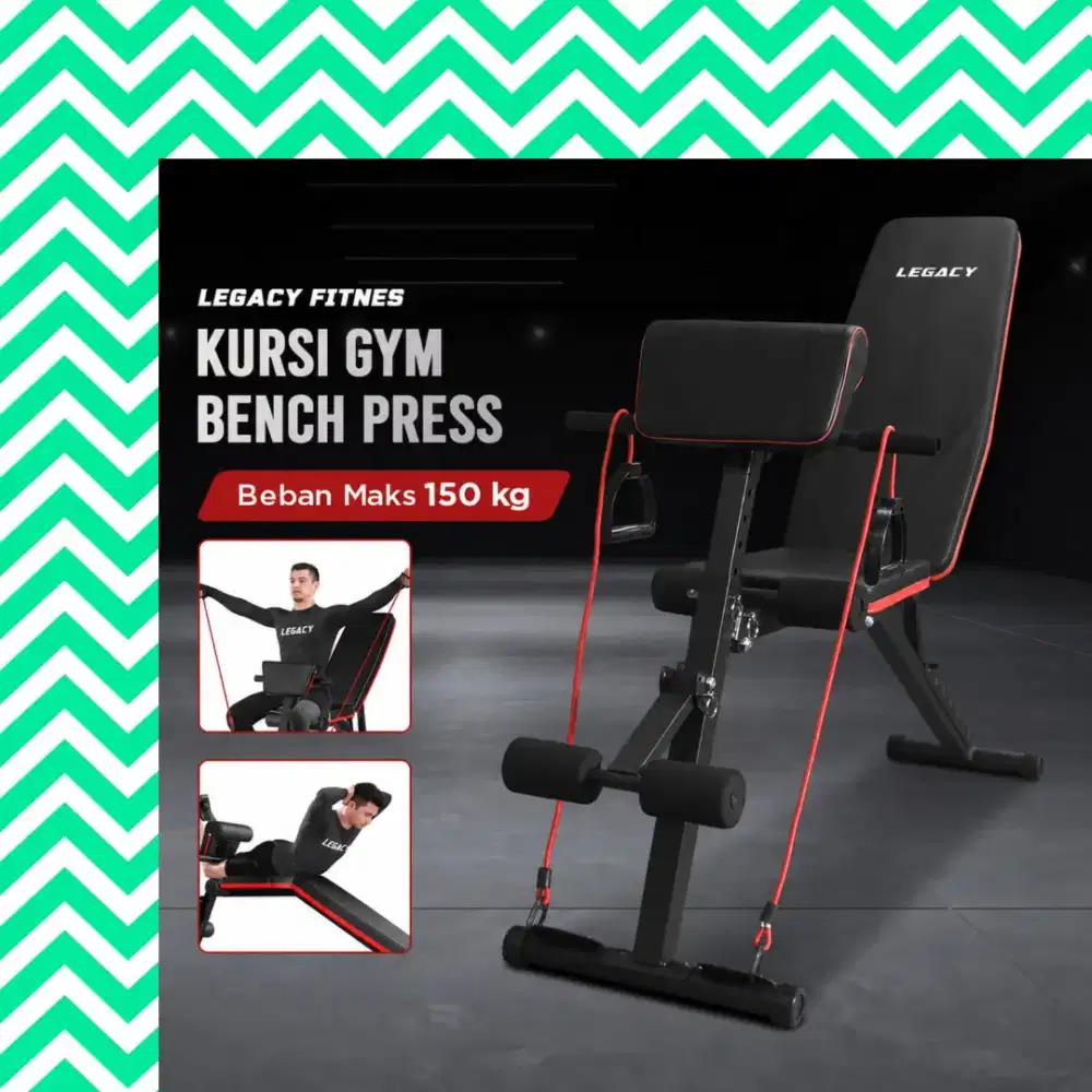 Adjustable Benchpress Legacy alat kebugaran TJI-502