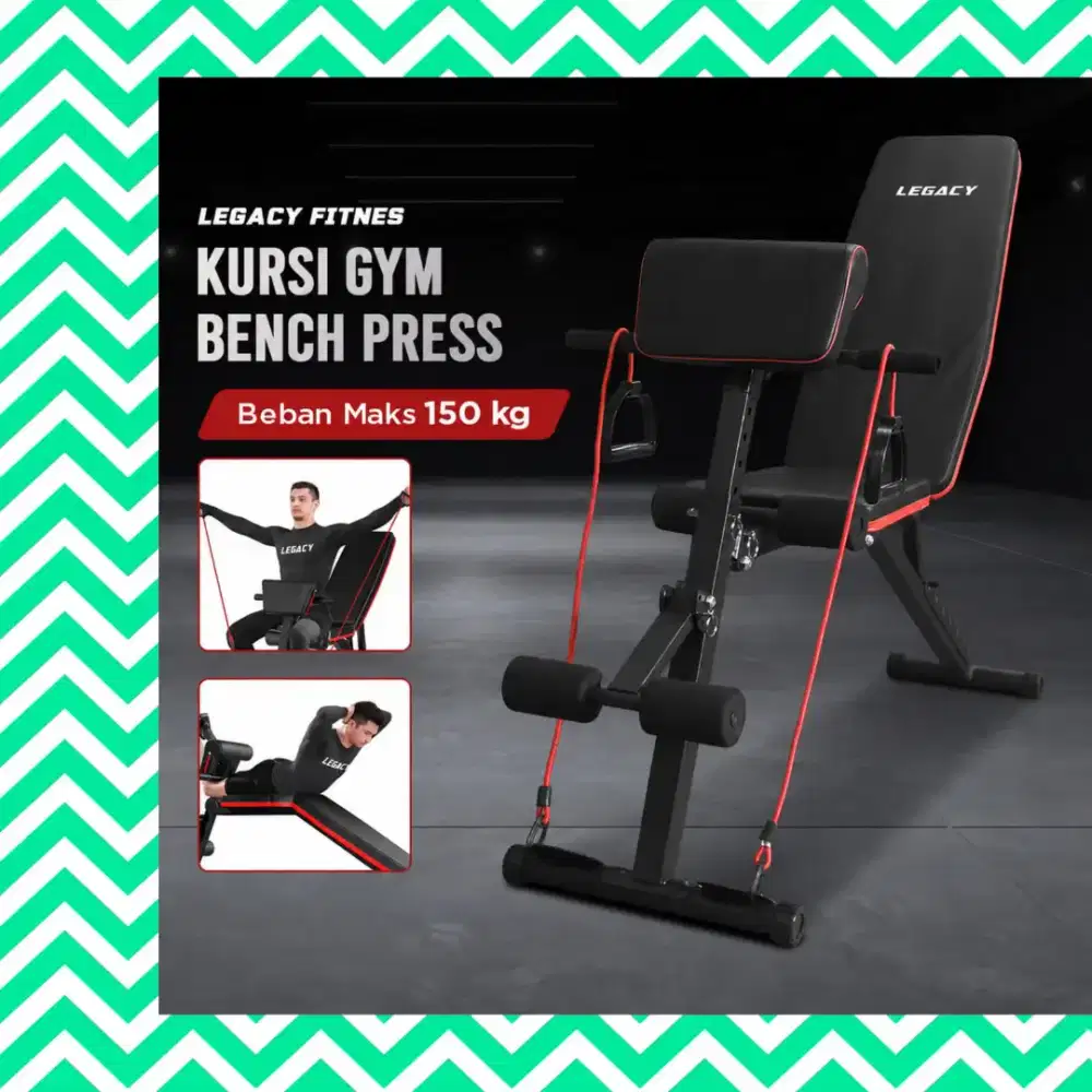 Adjustable Benchpress Legacy alat kebugaran TJI-502