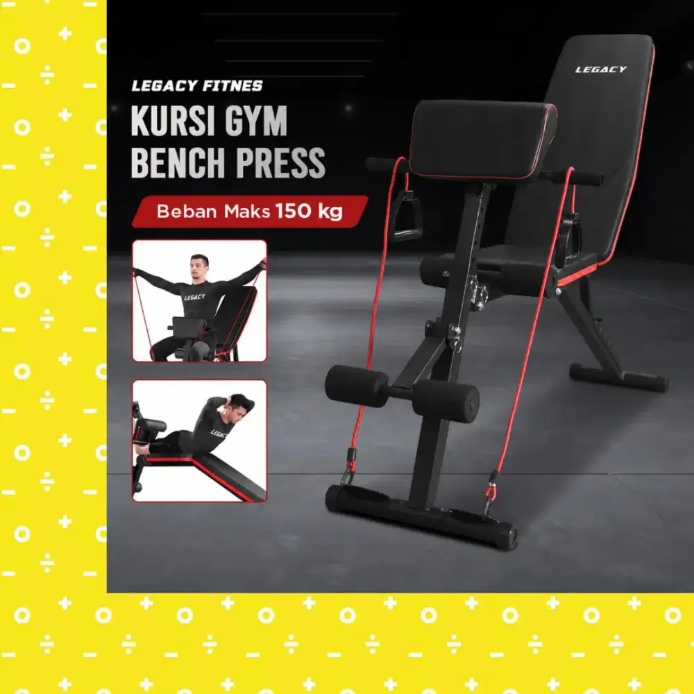 Adjustable Benchpress Legacy alat kebugaran TJI-502