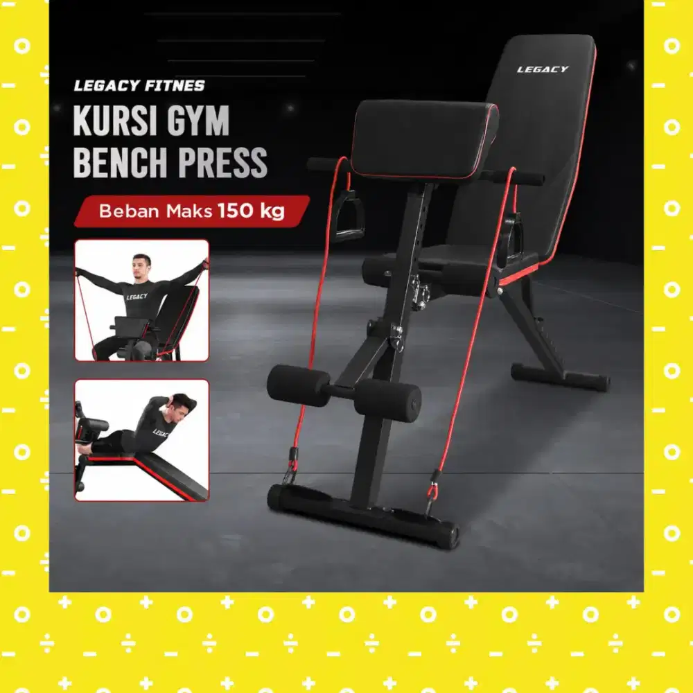 Adjustable Benchpress Legacy alat kebugaran TJI-502
