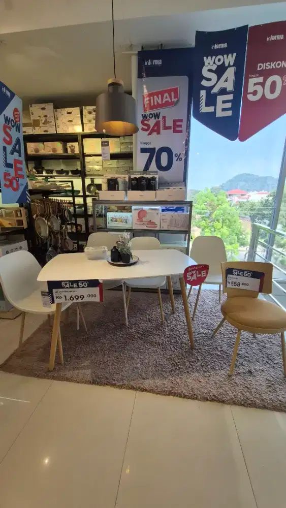 Promo meja makan informa