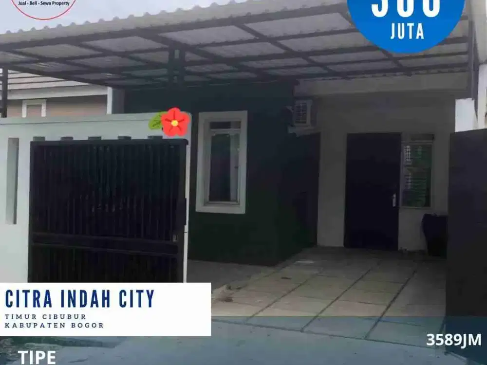 Dijual Rumah diCitra Indah City siap huni full furnished