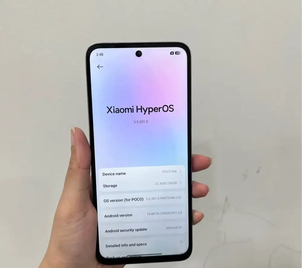 Xiaomi pocoM6 Ram8/256