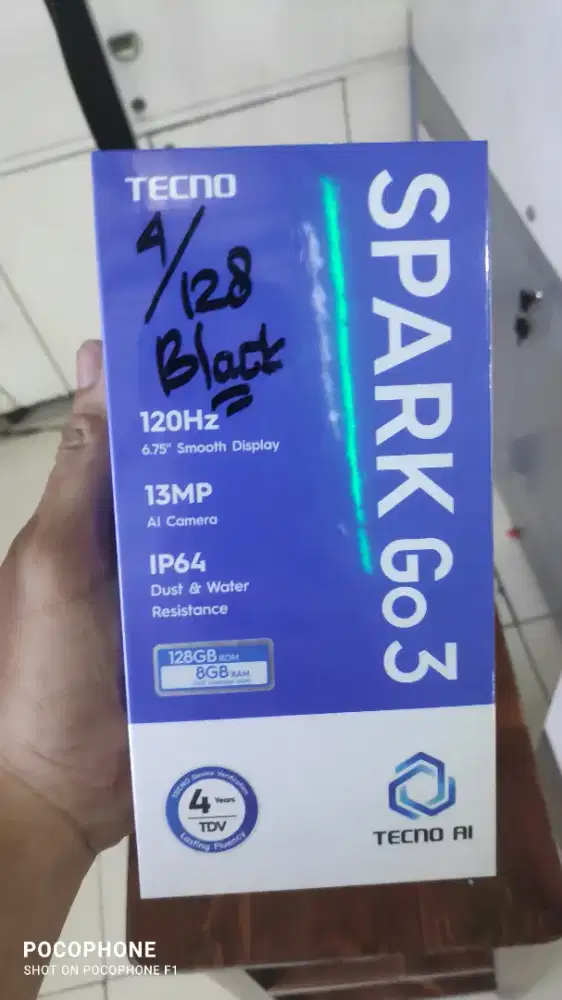 Spark go3 4/128 baru